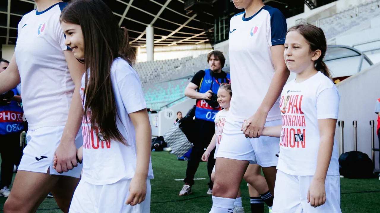 Trening nogometne šole ŽNK Ljubljana